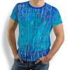 BLUENET - Blaues Baumwoll T-Shirt - 100 % Baumwolle - GERMENS artfashion - 8 Größen S-5XL