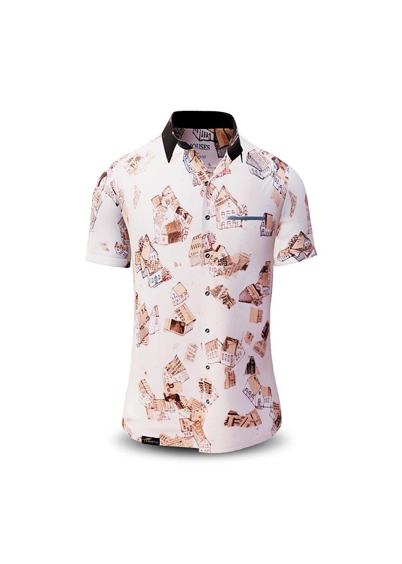 Button up shirt for summer HOUSES - GERMENS