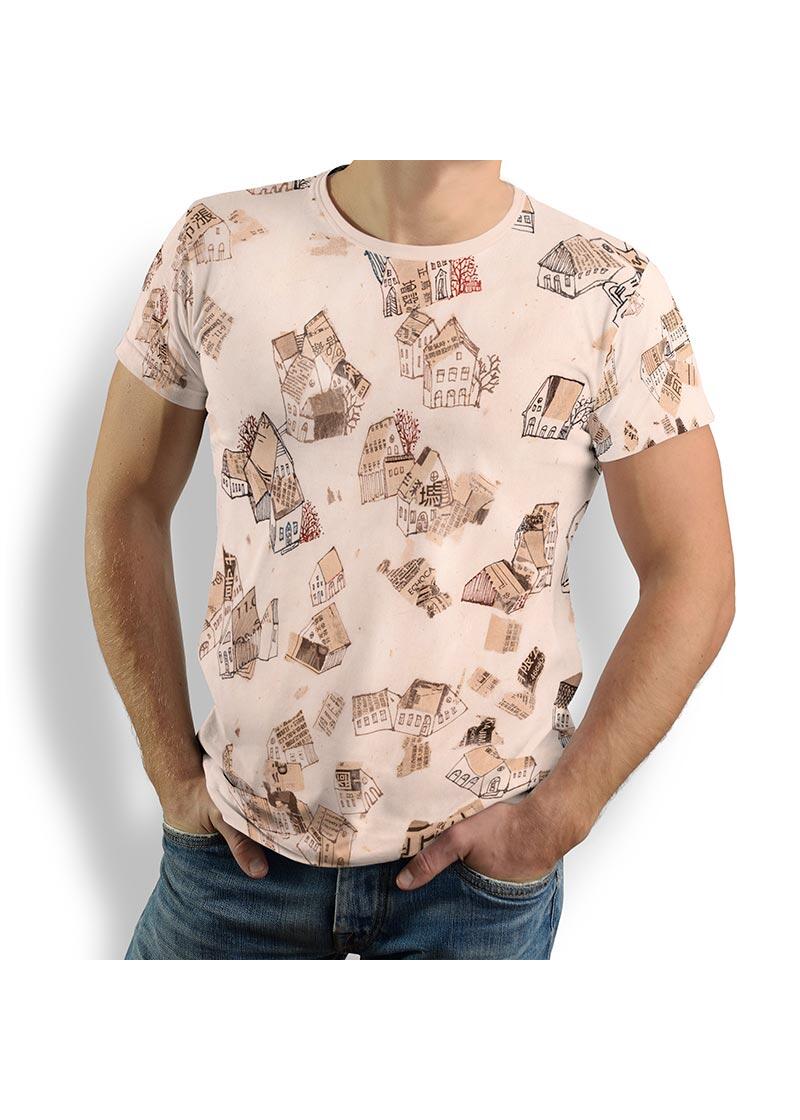 T Shirt Herren HOUSES von GERMENS