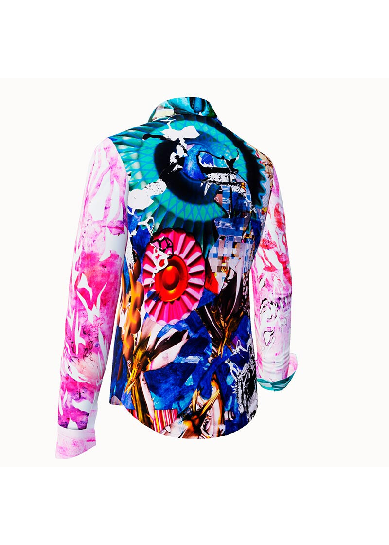 SUBOCEAN - Farbige Bluse - GERMENS artfashion - 100 % Baumwolle - sehr gute Passform - Knstlerdesign - 99 Stck limitiert - 6 Gren von XS - XXL - Made in Germany