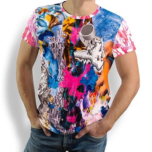 SUBOCEAN - Colorful T-Shirt - 100 % cotton - GERMENS artfashion - 8 sizes S-5XL