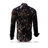 NACHTFUNKELN - Dark long sleeve shirt - GERMENS artfashion - Exceptional mens shirt - 100 % cotton - Made in Germany