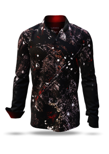 Entdecke bunte Hemden Herren NACHTFUNKELN - 100 % Baumwolle
