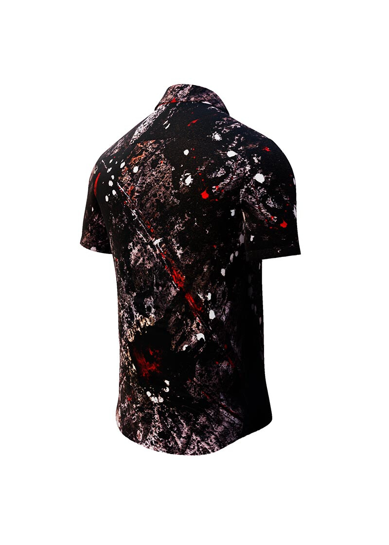 NACHTFUNKELN - Dark short sleeve shirt - GERMENS