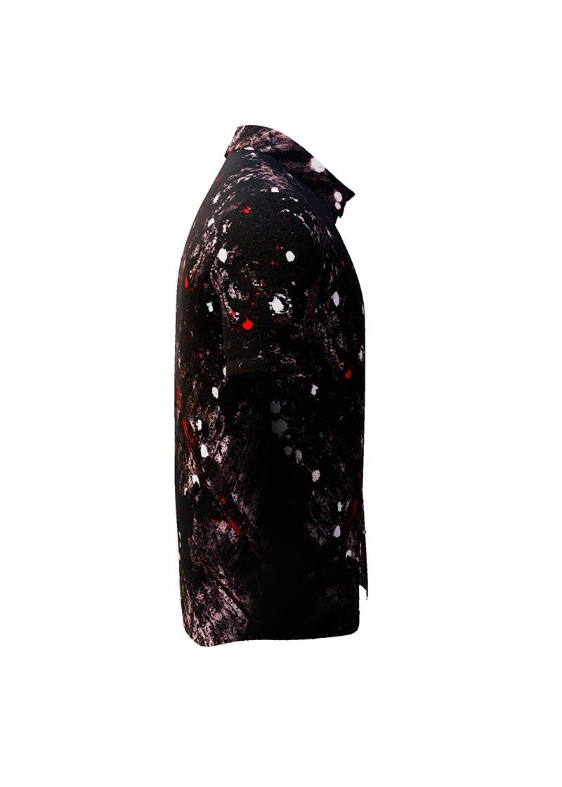 NACHTFUNKELN - Dark short sleeve shirt - GERMENS
