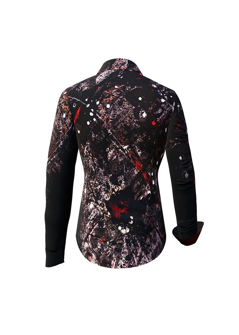 NACHTFUNKELN - Dark blouse - GERMENS artfashion - 100 % cotton - very good fit - artist design - 99 pieces limited - 6 sizes from XS - XXL - Made in Germany
