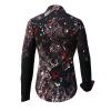 Unique blouse for women - NACHTFUNKELN - 100% cotton - GERMENS artfashion - Sizes XS to 3XL