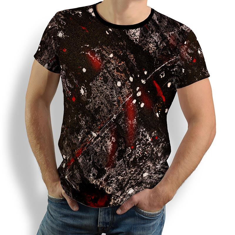 Unique T-shirts for men - NACHTFUNKELN - 100% cotton - GERMENS artfashion - Sizes S to 5XL