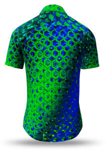 Hemd für den Sommer HEXAGON MALACHIT - GERMENS