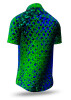 Summer shirt for men HEXAGON MALACHIT - 100% cotton - 10 sizes from XS to 6XL - exceptional design - finest workmanship - fabrics made in Germany - limited edition and exclusive