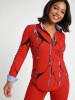 ausgefallene Damenbluse für Damen - ROTER FELS - 100 % Baumwolle - GERMENS artfashion - Größen XS bis 3XL