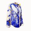 NOTIBANA - Blue white yellow blouse - GERMENS