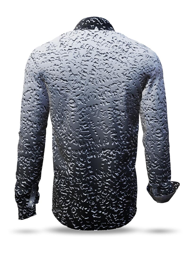 METAL - Metal coloured long sleeve shirt - GERMENS artfashion - Unusual long sleeve shirt in 10 sizes - Made in Germany