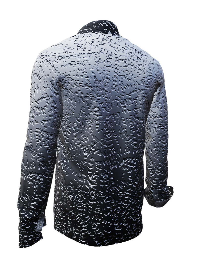 METAL - Metal coloured long sleeve shirt - GERMENS