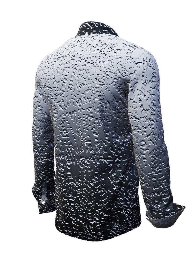 METAL - Metal coloured long sleeve shirt - GERMENS