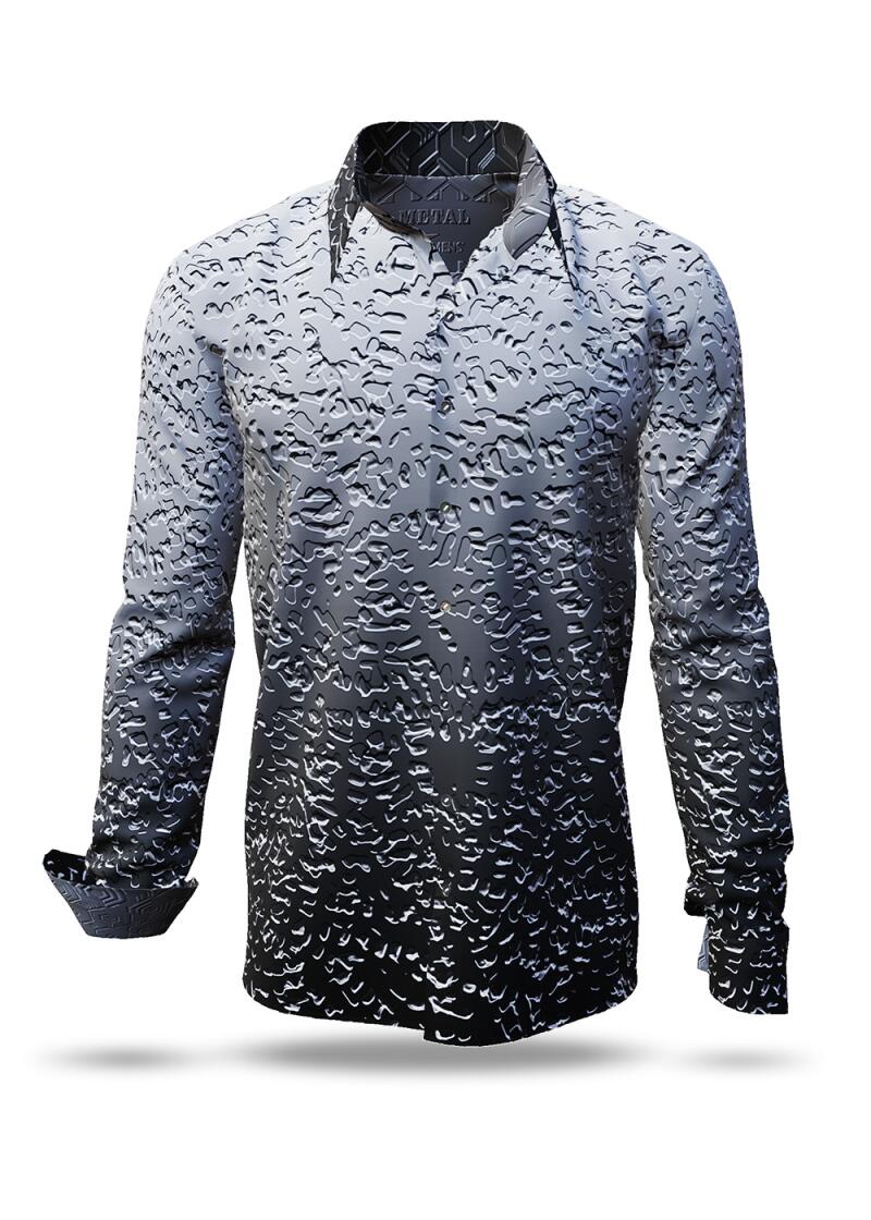 Discover Button Up Shirt METAL - 100 % cotton