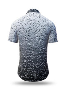 graues Sommerhemd Herren METAL von GERMENS - 100 % Baumwolle