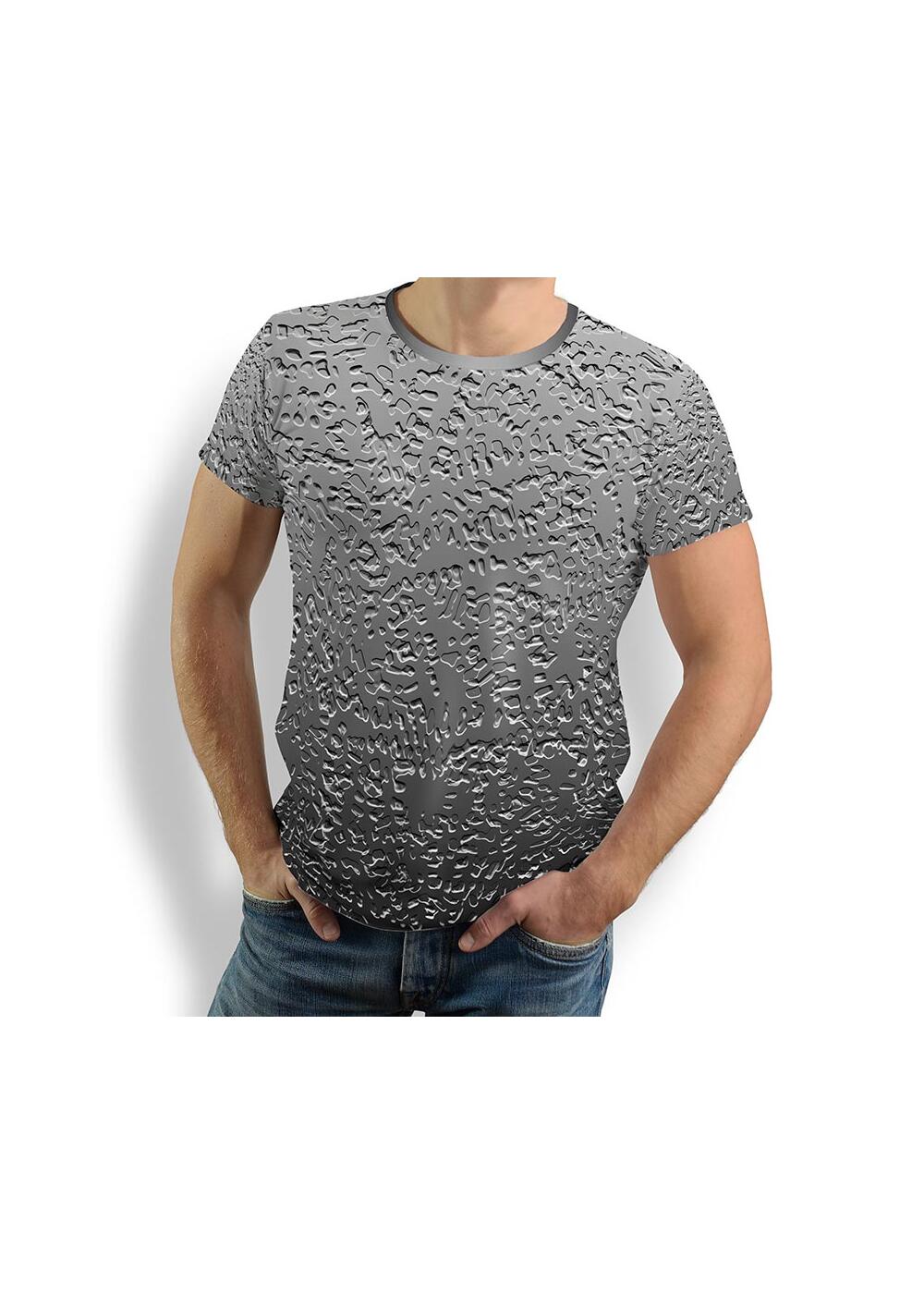 METAL - Metal-coloured T-Shirt - 100 % cotton - GERMENS...