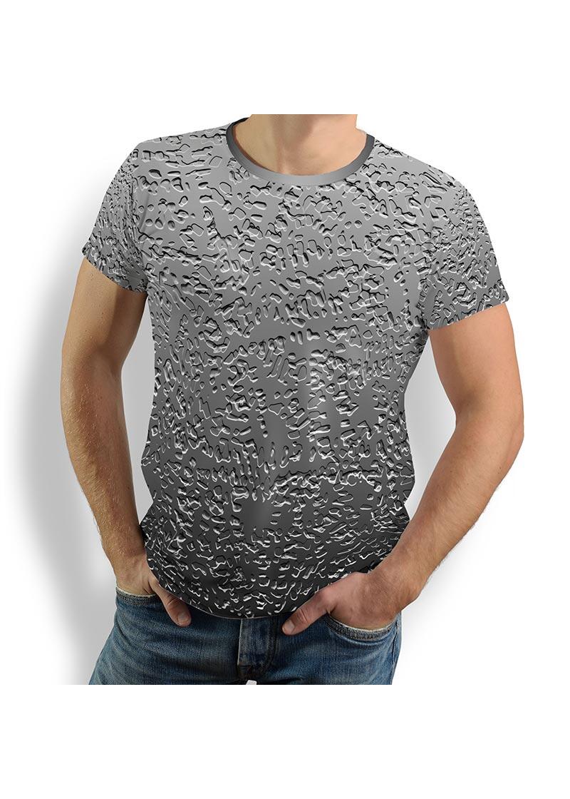 METAL - Metal-coloured T-Shirt - 100 % cotton - GERMENS artfashion - 8 sizes S-5XL