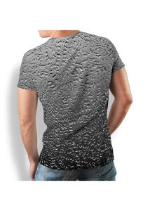 gray T-shirt men METAL by GERMENS - 100 % cotton