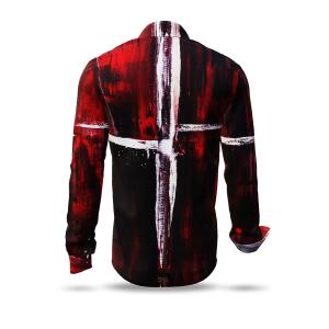 WHITE CROSS - Red white long sleeve shirt - GERMENS...