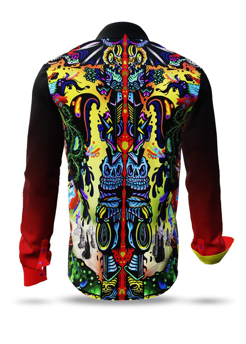 HYPER GENESIS - Farbverlauf mit buntem Muster - GERMENS artfashion - Besonderes Mnnerhemd in geringer Limitierung - Made in Germany