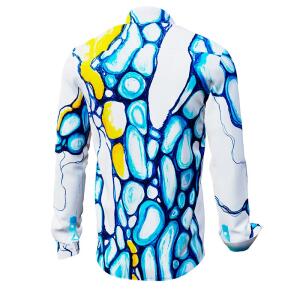 BLUE WATER BUBBLES IN SUNLIGHT - Long sleeve shirt with...