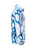 Button Up Shirt BLUE WATER BUBBLES IN SUNLIGHT from GERMENS XXL