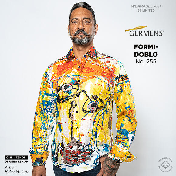 FORMIDOBLO - colourful long sleeve shirt - GERMENS