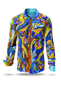 Entdecke bunte Hemden Herren ORNAMI - 100 % Baumwolle