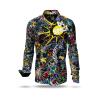 Discover Button Up Shirt LETS BE CRAZY - 100 % cotton