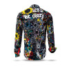 Discover Button Up Shirt LETS BE CRAZY - 100 % cotton