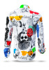 Shirt with Button Down MAKING OF DAY – GERMENS artfashion – 100 % Cotton - Size L