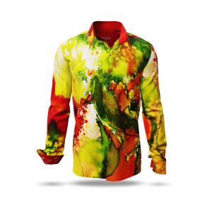 POPPYFLOPPY - green red long sleeve shirt - GERMENS...