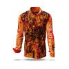 SOUVENIR - red orange long sleeve shirt - GERMENS artfashion - Unusual long sleeve shirt in 10 sizes - Made in Germany