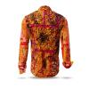 SOUVENIR - red orange long sleeve shirt - GERMENS artfashion - Unusual long sleeve shirt in 10 sizes - Made in Germany