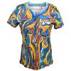 ORNAMI - Colorful ladies short sleeve tshirt