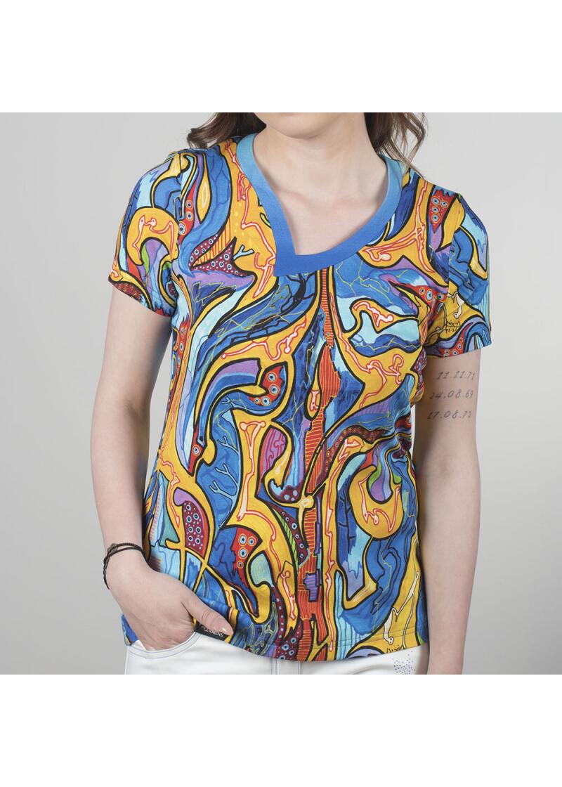 ENKI - Buntes Damen T-Shirt