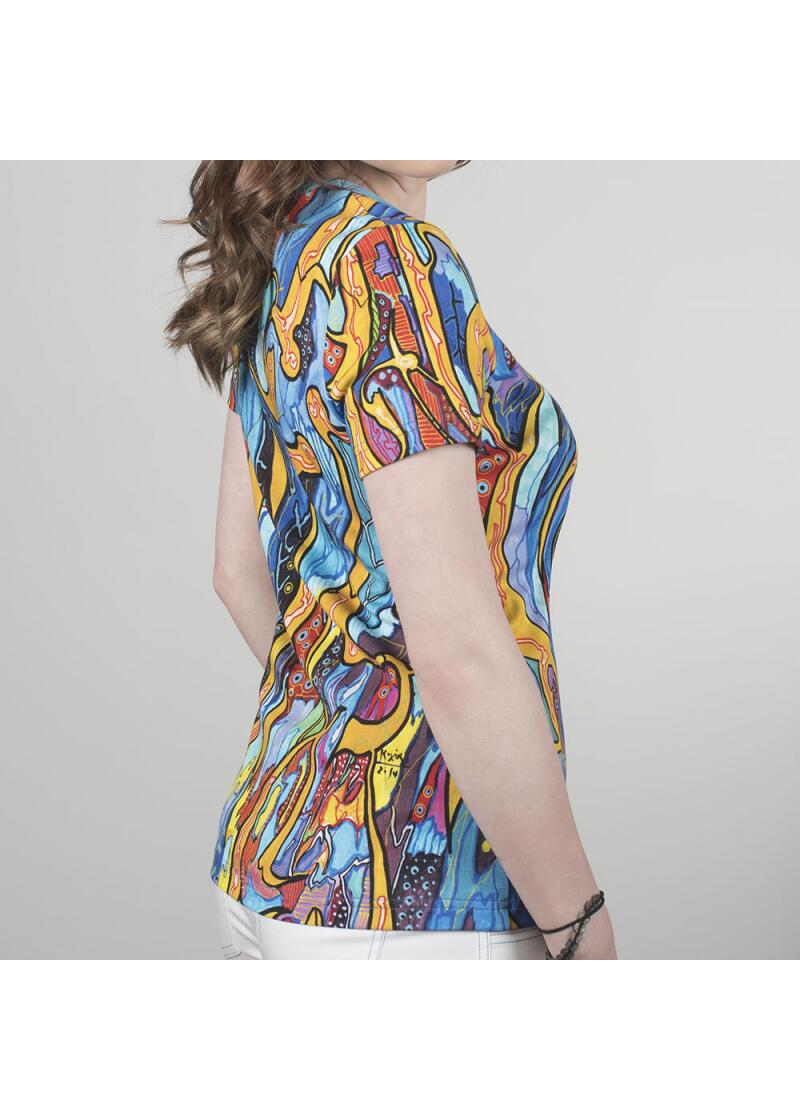 ENKI - Buntes Damen T-Shirt