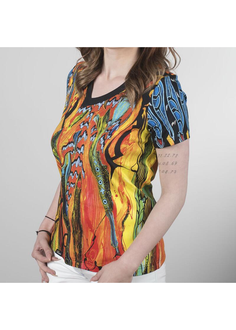 NIGHTSUN - Buntes Damen T-Shirt