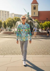 Button Up Shirt CARROUSEL MINT from GERMENS