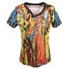 NIGHTSUN - Buntes Damen T-Shirt