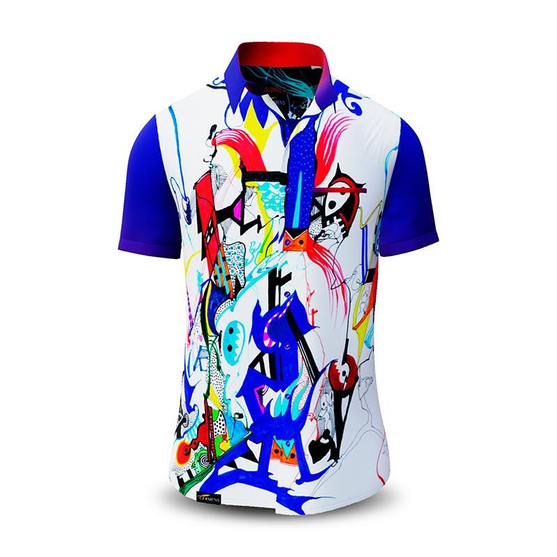 GIONOXI - Cool short sleeve casual shirt - GERMENS artfashion - Unusual long sleeve shirt in 10 sizes - Made in Germany