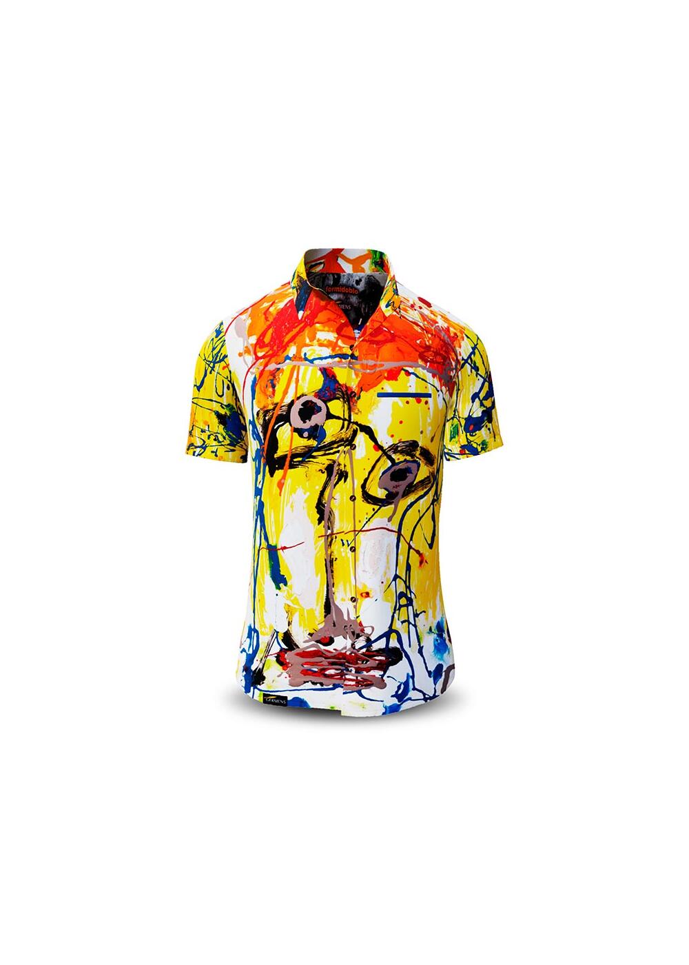 FORMIDOBLO - colourful short sleeve shirt - GERMENS...