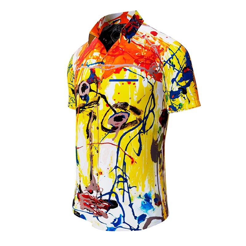 FORMIDOBLO - colourful short sleeve shirt - GERMENS