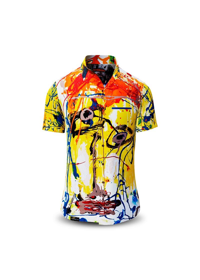 FORMIDOBLO - colourful short sleeve shirt - GERMENS artfashion - Unusual long sleeve shirt in 10 sizes - Made in Germany