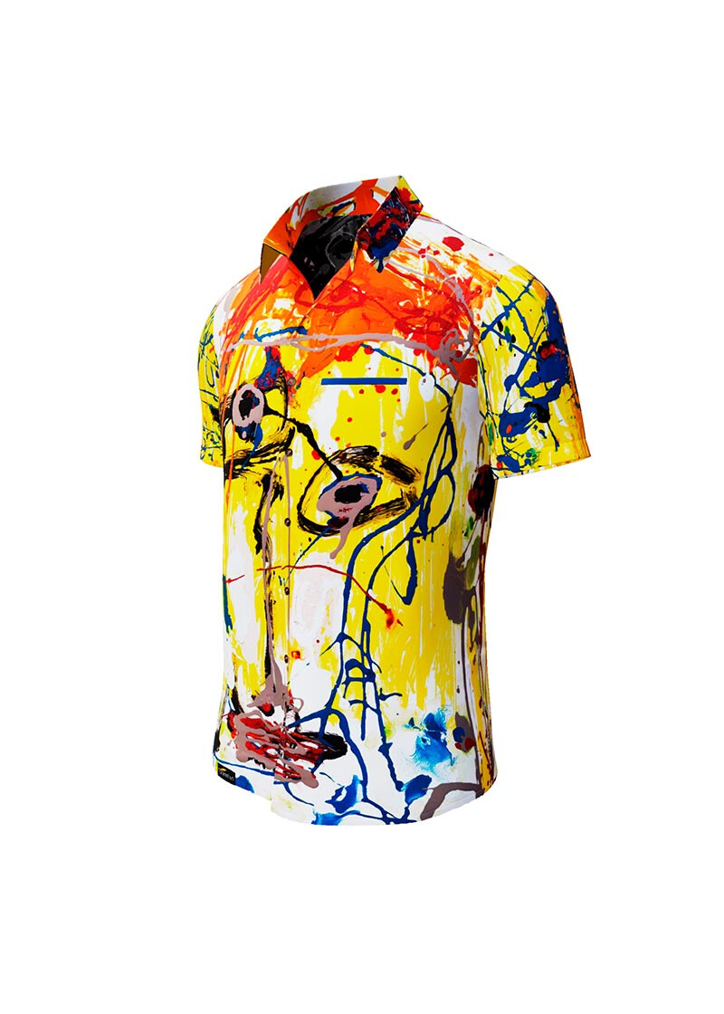 FORMIDOBLO - colourful short sleeve shirt - GERMENS