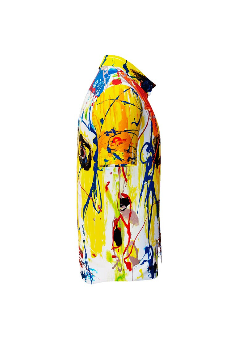 FORMIDOBLO - colourful short sleeve shirt - GERMENS