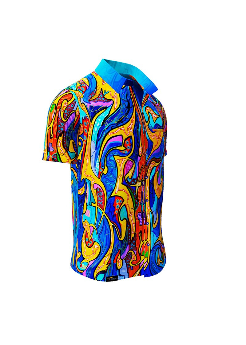 ORNAMI - Exceptional short sleeved shirt - GERMENS