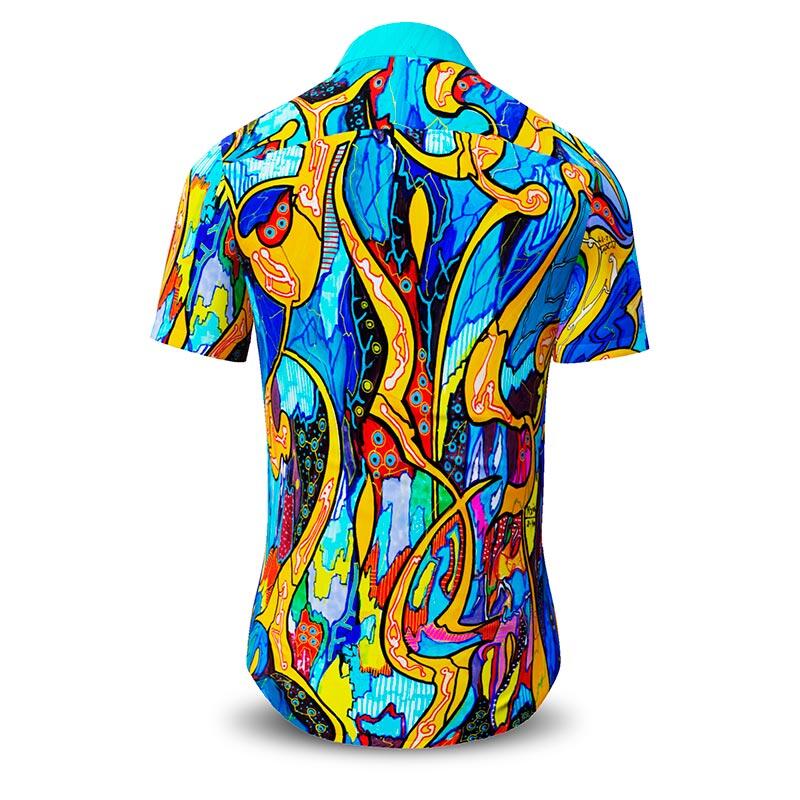ORNAMI - Exceptional short-sleeved shirt - GERMENS artfashion - Unusual long sleeve shirt in 10 sizes - Made in Germany